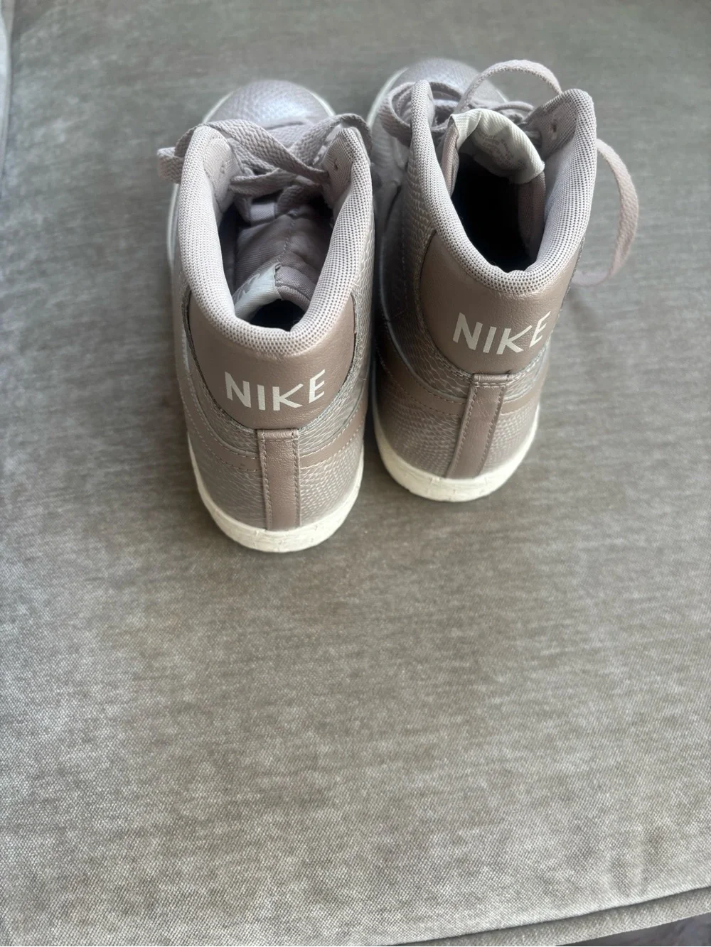 Nike Women’s Taupe/Light Brown High-Top Sneakers